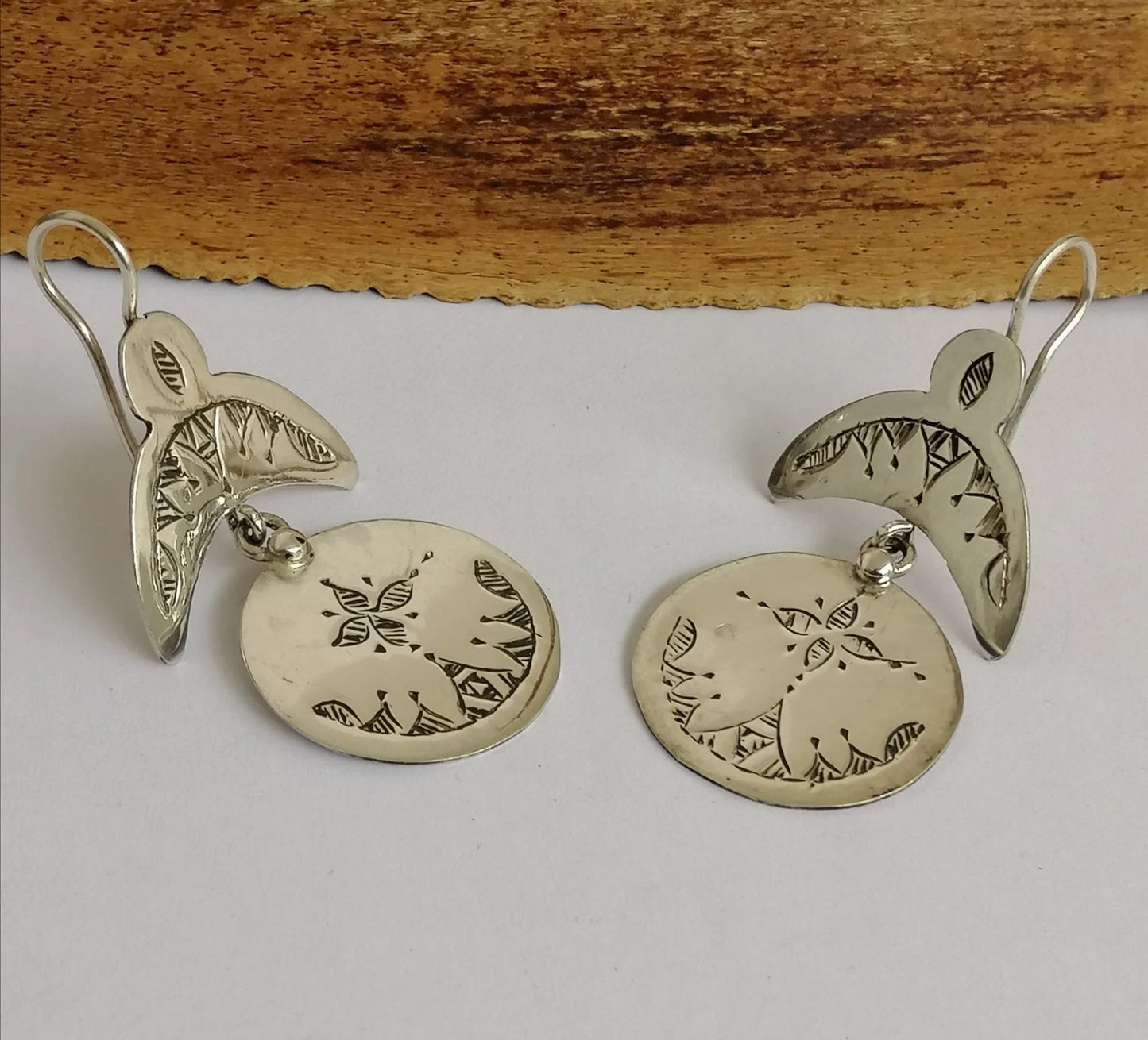 Berber Moroccan Earring Sterling Silver Hand Made