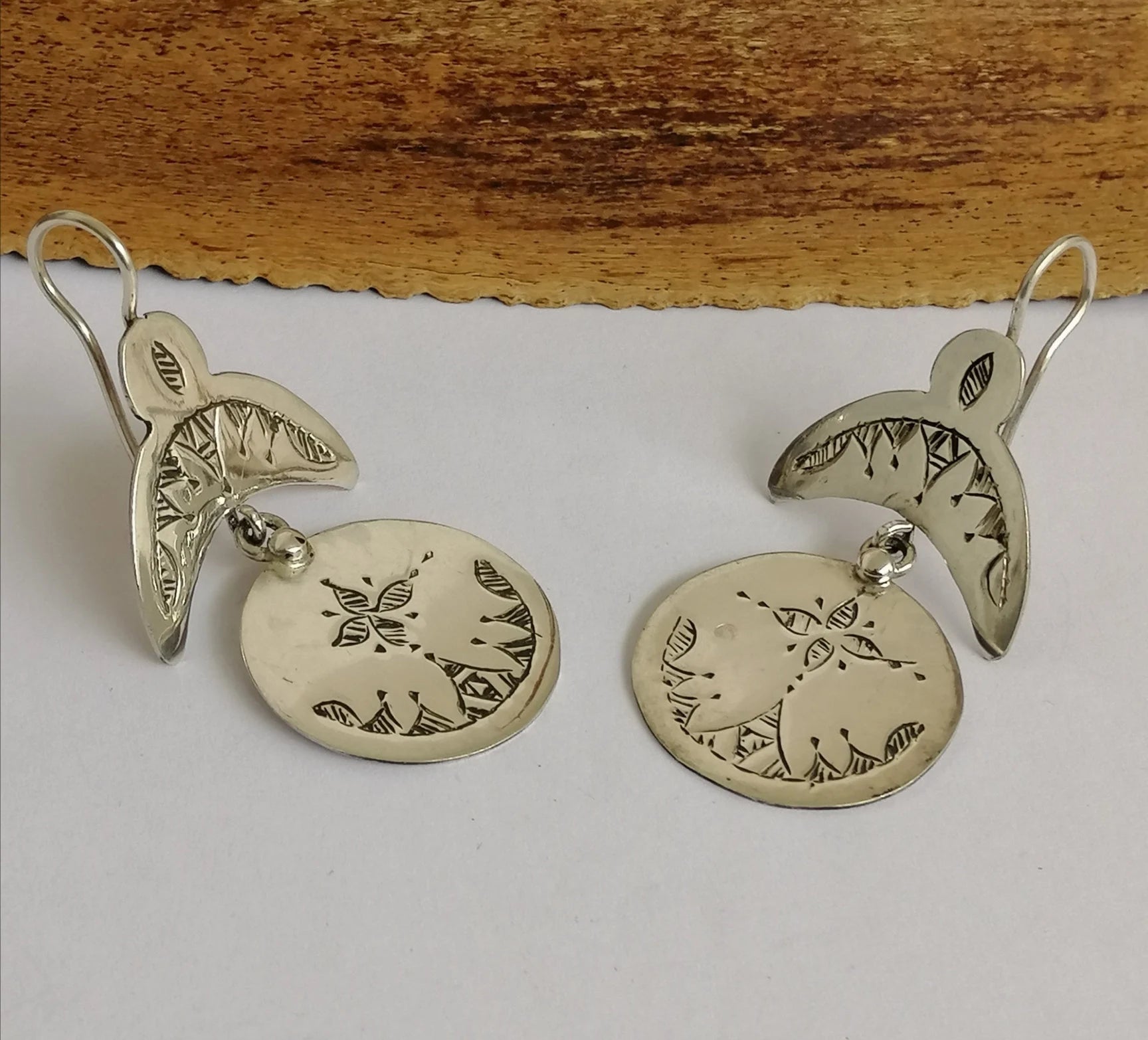 Berber Moroccan Earring Sterling Silver Hand Made