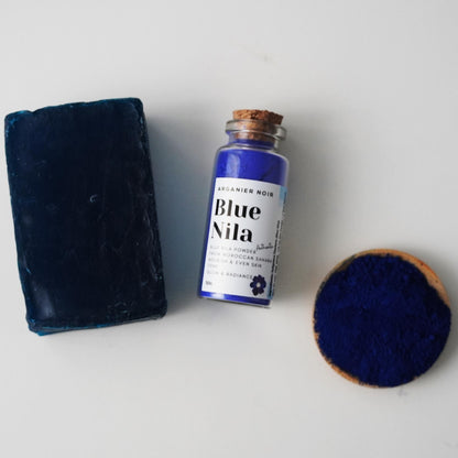 Blue Nila Set| Soap (60G) + Blue Nila Powder| Arganier Noir