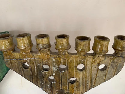 Natural Candle Holder, Pottery Candle Holder