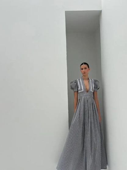 Alexia’S Stripe Black & White