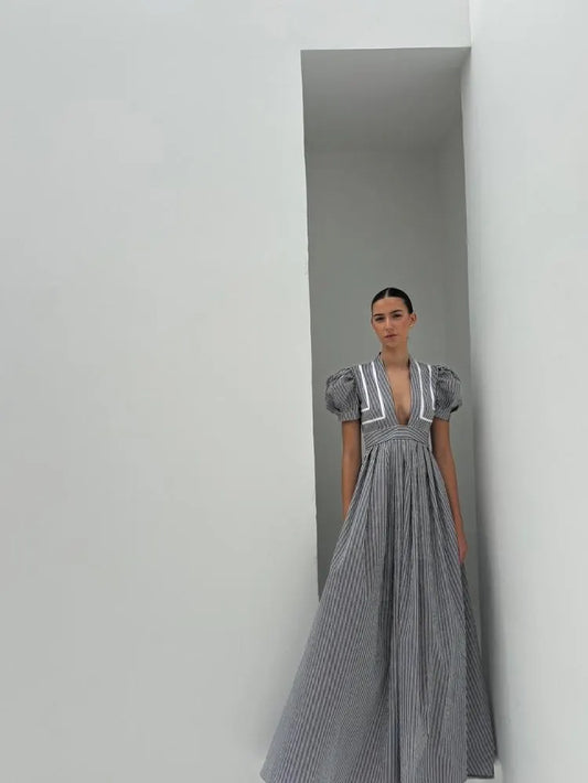 Alexia’S Stripe Black & White