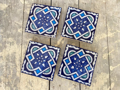 Capture the Essence of Morocco: Handmade, Hand-Painted Tiles Fired in Wood Ovens