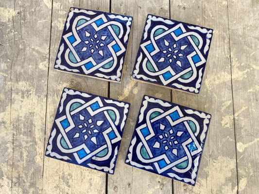 Capture the Essence of Morocco: Handmade, Hand-Painted Tiles Fired in Wood Ovens