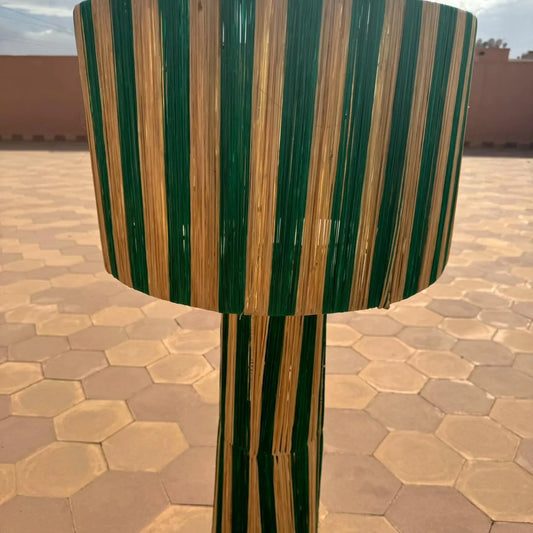 Lamp Raffia Natural Raffia Lamp, Raffia Lampshade, TABLE LAMPSHADES Moroccan Handmade in Rattan, Wicker Shade, Straw