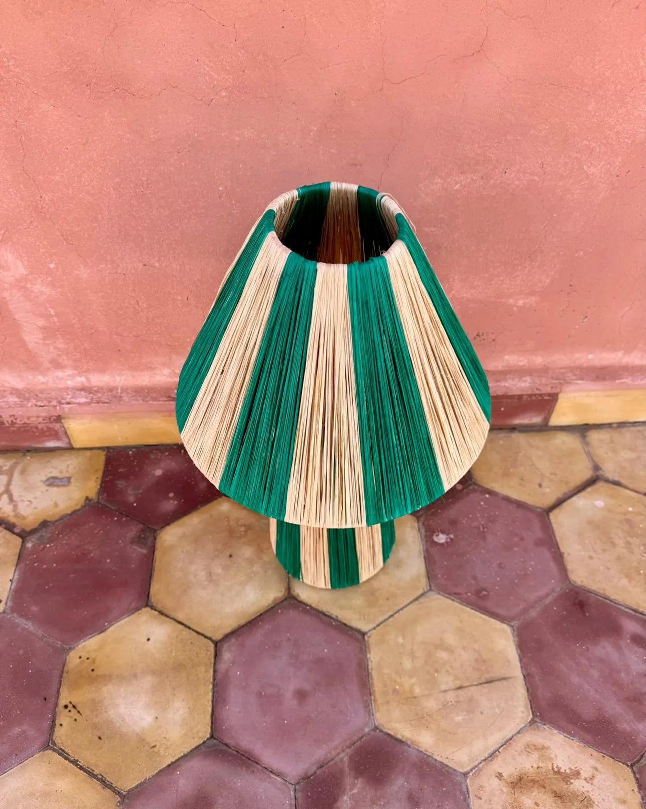 Raffia Lamp, Raffia Pendant Light ,Lamp Shade