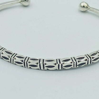 Silver Bracelet Tuareg Jewelery , Tuareg Moroccan Bracelet with Ethnic Tuareg Engraving in 925 Silver, , Unique Jewelry, Mens and Women Gift