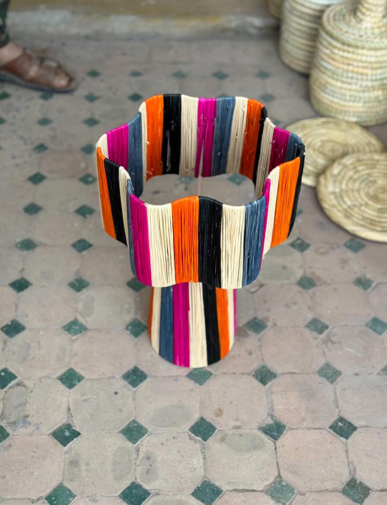 Raffia Lamp, Raffia Pendant Light ,Lamp Shade