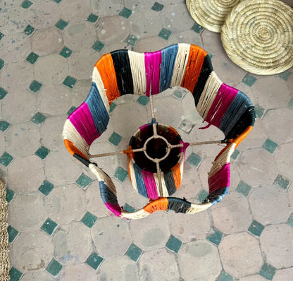 Raffia Lamp, Raffia Pendant Light ,Lamp Shade