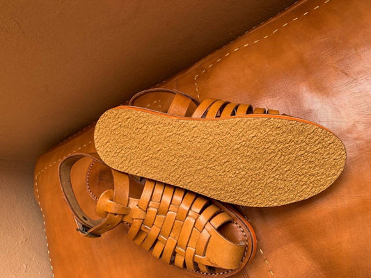 Handmade Brown Leather Fisherman Sandals for Women/ Women’S Leather Sandals |Gladiator Sandals /Handmade Sandals | Summer Closed Toe Sandals