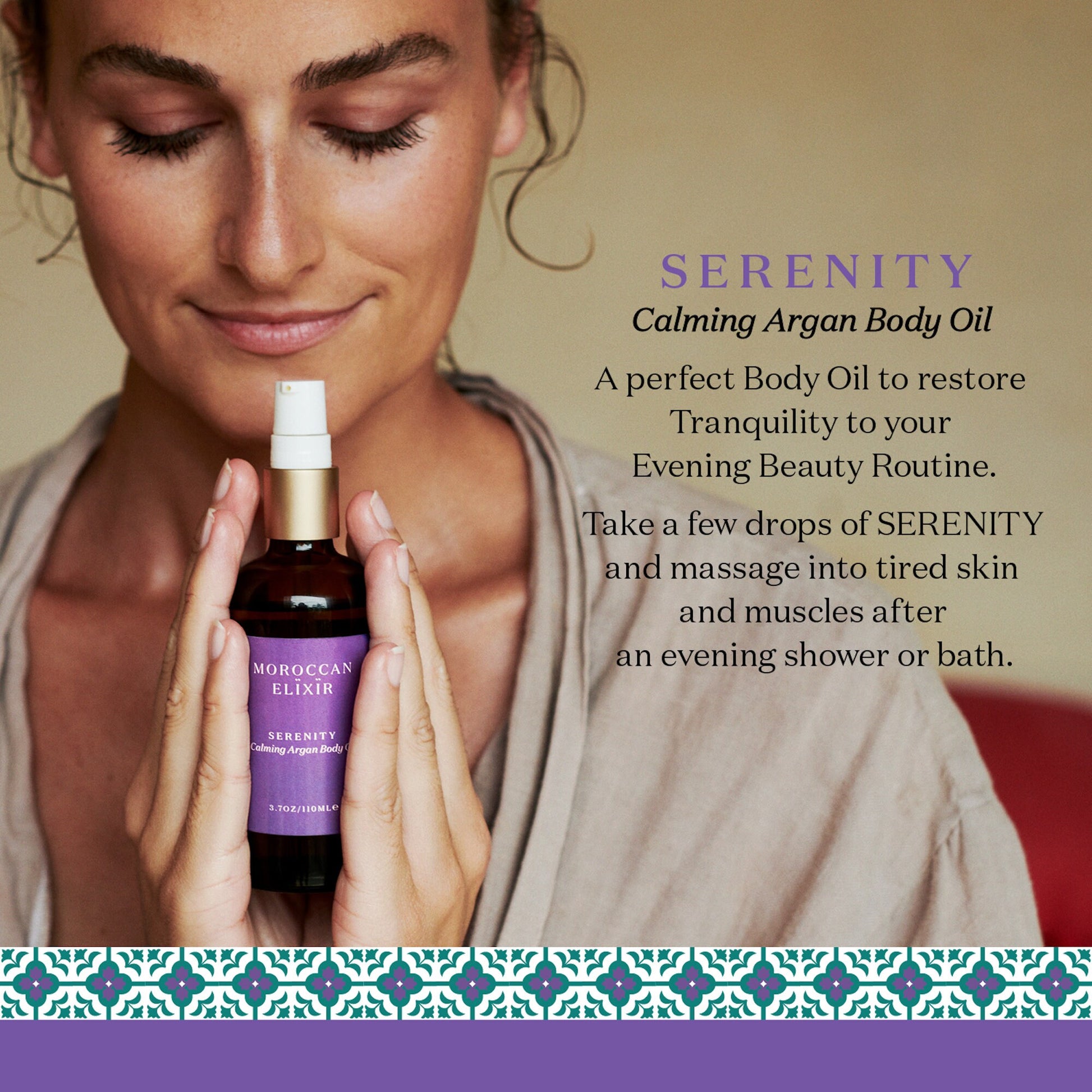 SERENITY Calming Argan Body Oil