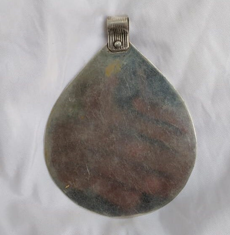 Berber Sterling Silver Pendant, Amazigh, Tifinagh