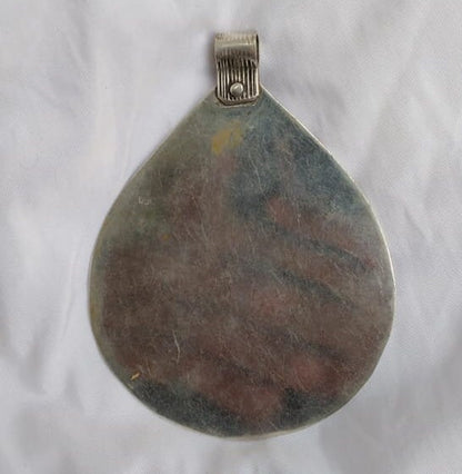Berber Sterling Silver Pendant, Amazigh, Tifinagh