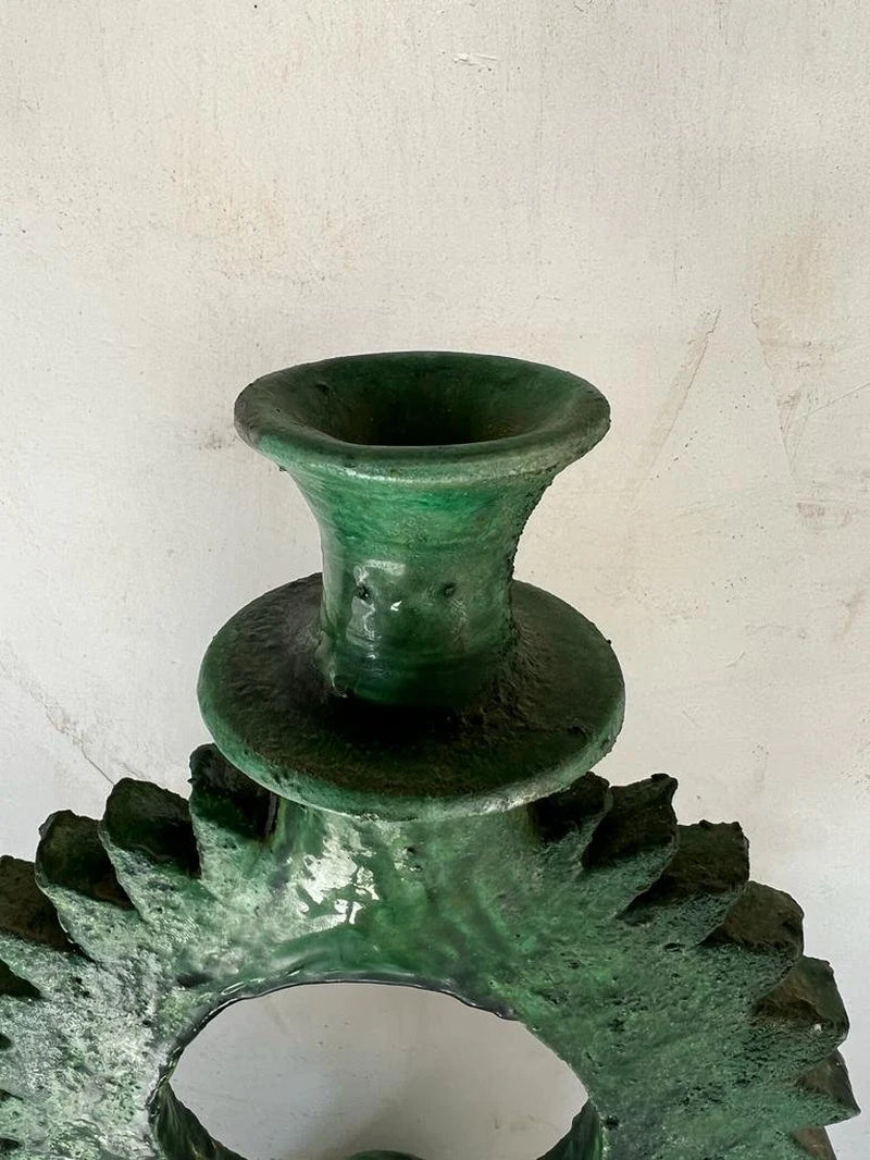 Bohemian Candlestick, Circled Candle Holder