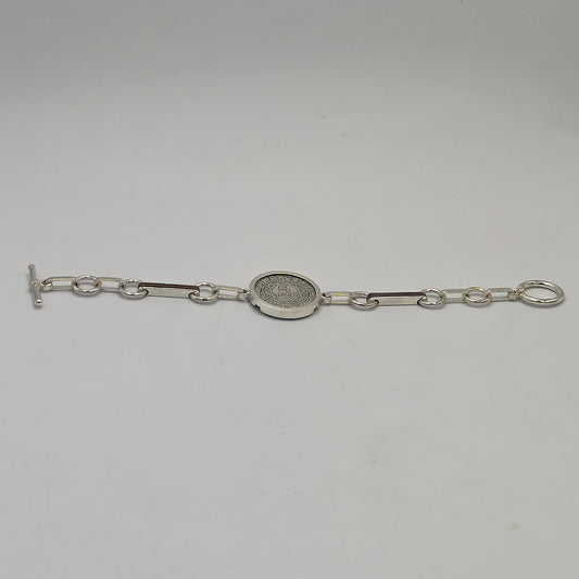 Silver Coin Bracelet, Ethnic Bracelet Jewelry, Silver Bracelet, Authentic Jewelry, Bohemian Bracelet, Bangle Coin Bracelet