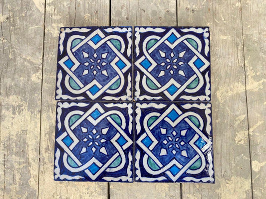 Capture the Essence of Morocco: Handmade, Hand-Painted Tiles Fired in Wood Ovens