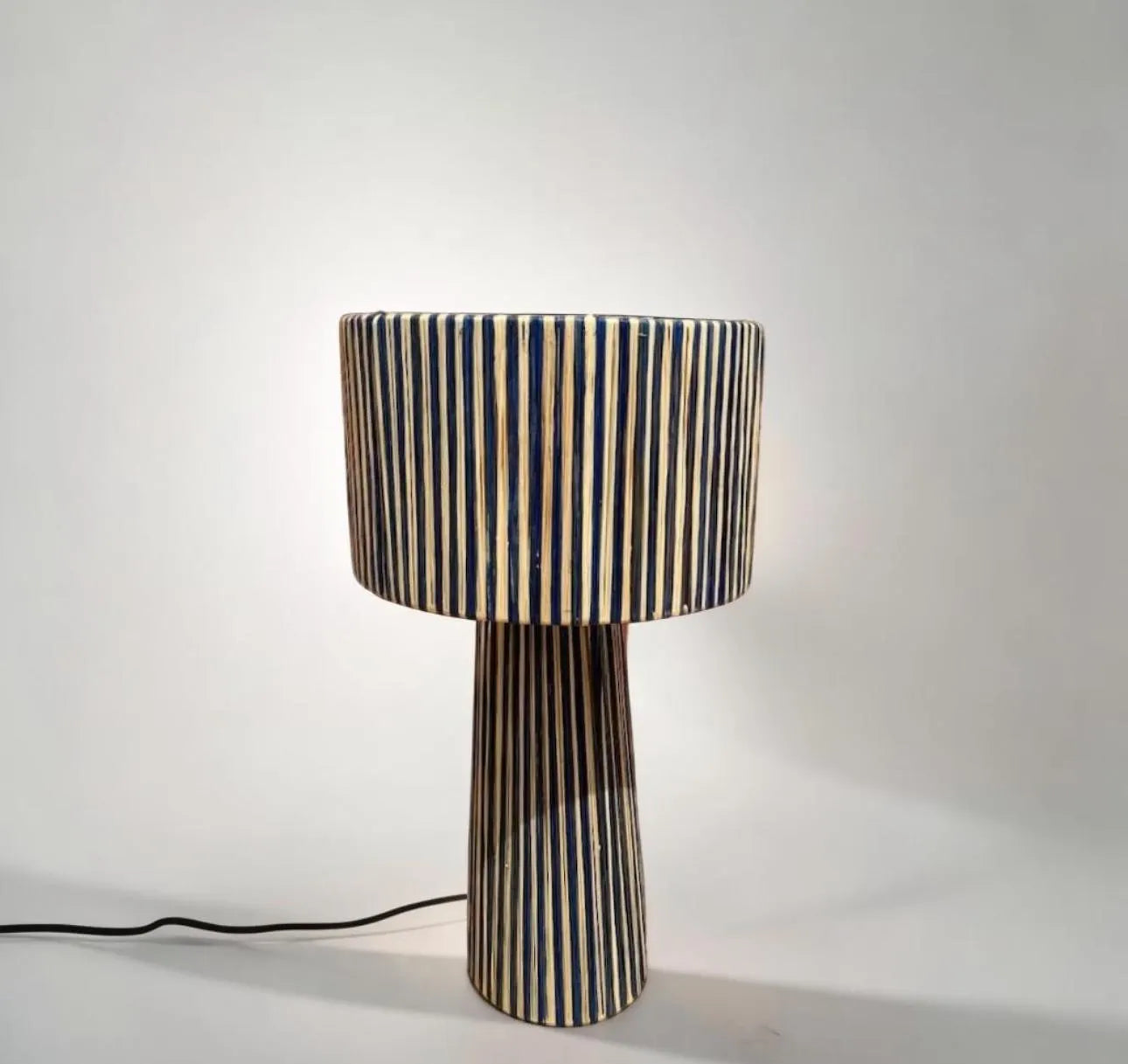 Raffia Natural Raffia Lamp, Raffia Lampshade, TABLE LAMPSHADES Moroccan Handmade in Rattan,Lamp