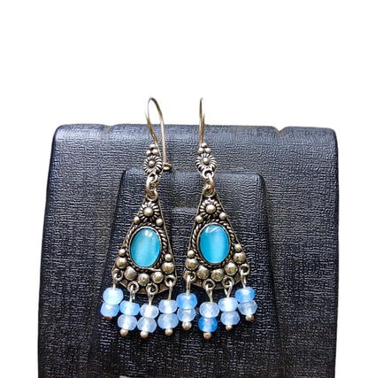 Handmade 925 Silver Earrings, Silver Jewelry, Handmade Moroccan Jewelry