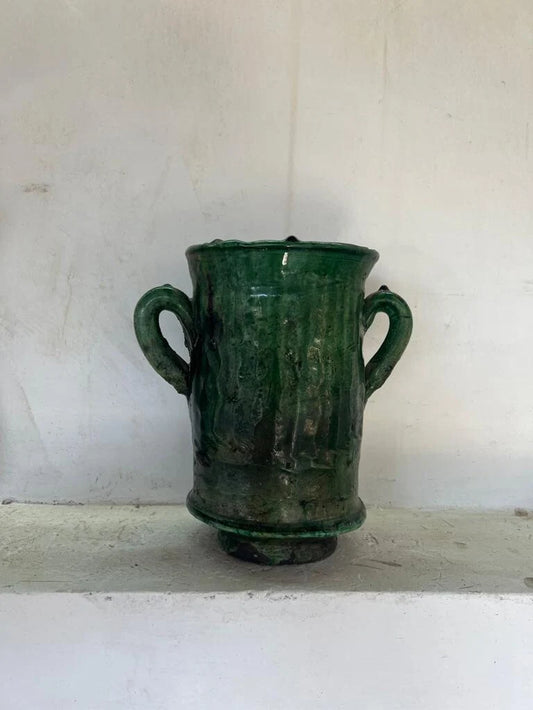 Terracotta Mini Pots, Tamegroute Pottery, Natural Vase