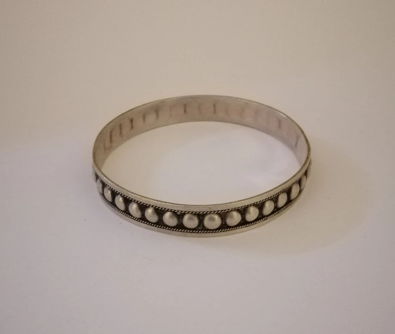 Traditional Berber Silver Bangle