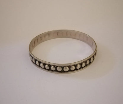 Traditional Berber Silver Bangle