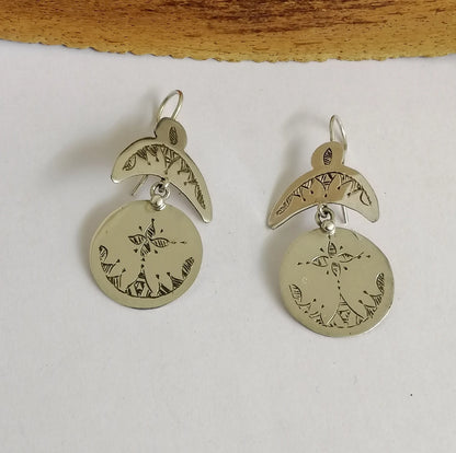 Berber Moroccan Earring Sterling Silver Hand Made