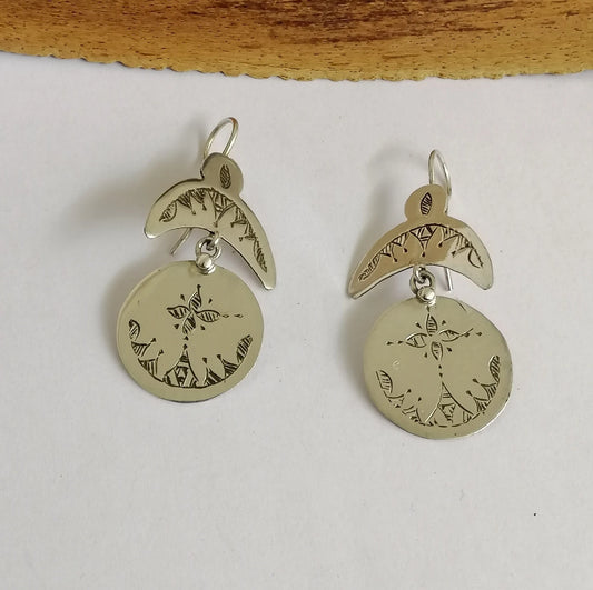 Berber Moroccan Earring Sterling Silver Hand Made