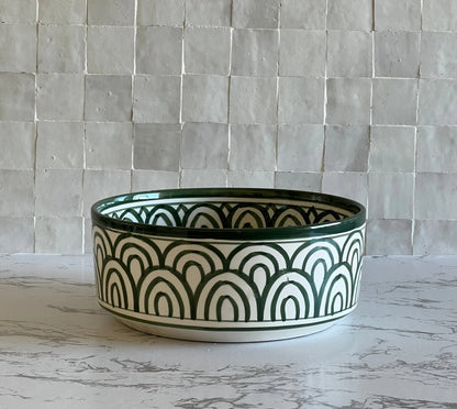 Antique Wash Basin, Vessel Sink, Bathroom Basin, Sink Bowl, Moroccan Handmade Ceramic Basin, Free Gift INCLUDED