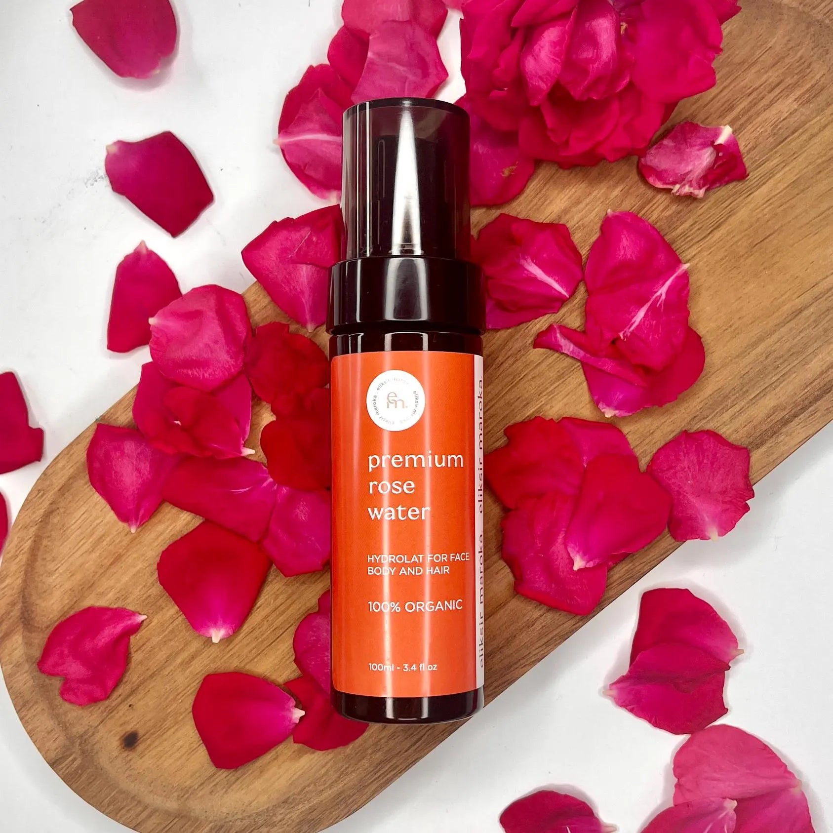 Organic Hydrolats Pure Flower Waters – Natural Face Toner & Aromatherapy Mist – Rose, Lavender, Chamomile – Alcohol-Free Skincare