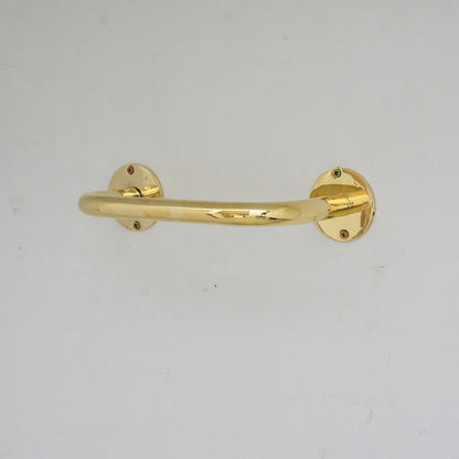 Unlacquered Brass Towel Holder, Bathroom Towel Bar, Wall Mount Towel Holder