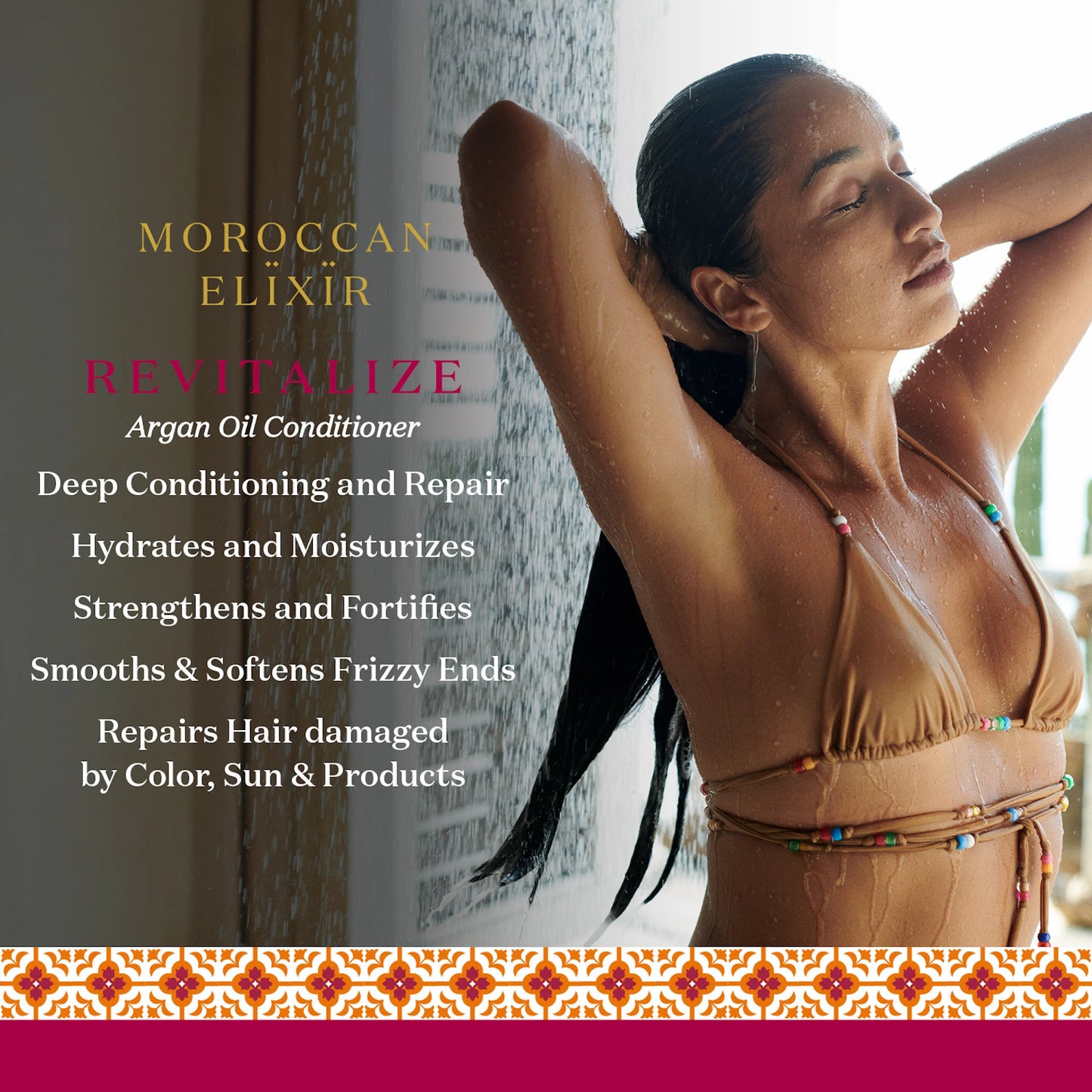 REVITALIZING Argan Oil Daily Conditioner with a Refreshing Blend of Herbal and Citrus Essential Oils