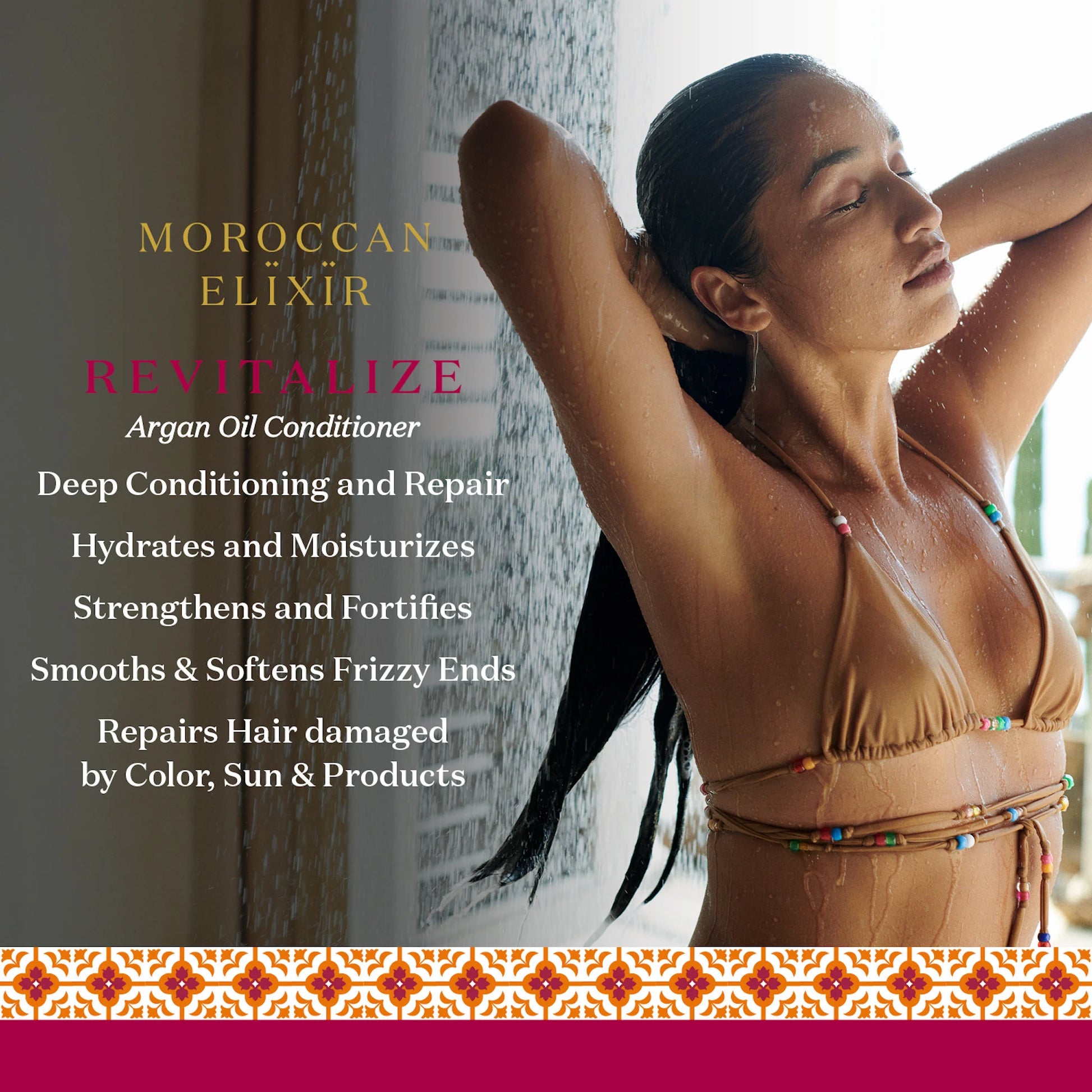REVITALIZING Argan Oil Daily Conditioner with a Refreshing Blend of Herbal and Citrus Essential Oils