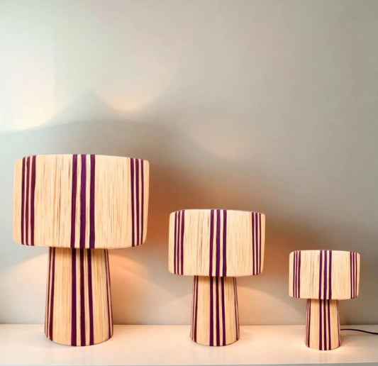 Raffia Lamp, Raffia Pendant Light ,Lamp Shade