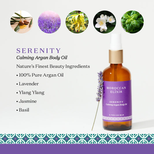 SERENITY Calming Argan Body Oil
