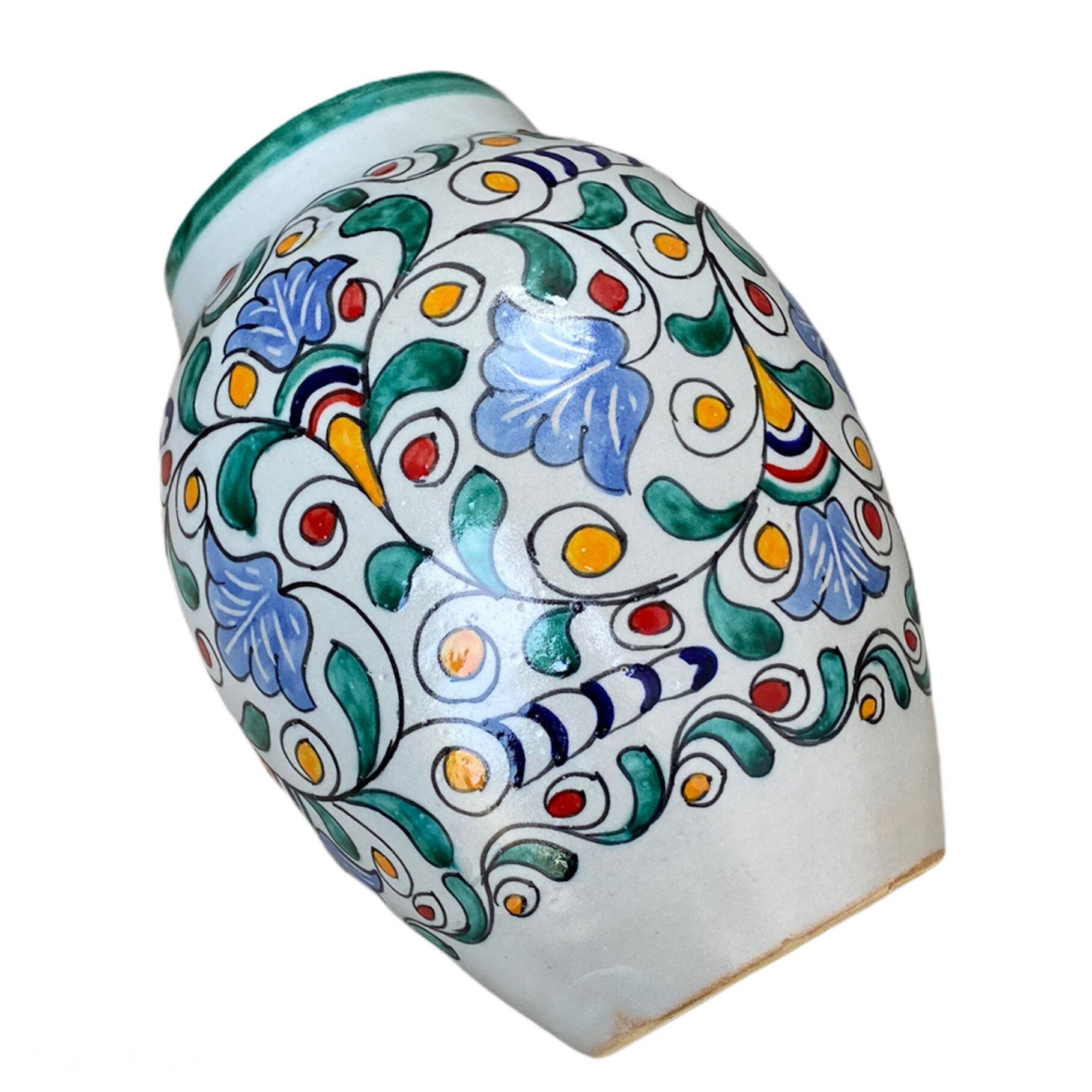 Handmade Traditional Moroccan Ceramic Vase, Moroccan Ceramic Handmade Vase, Pottery Vase, Handmade Vase