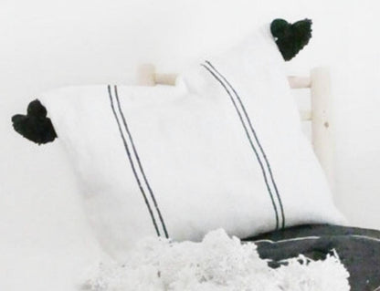 King Bed Cover,Moroccan Blankets, Pom Pom Blanket, Woven Blanket, Throws Blanket, Tassels Blanket,Cotton Blanket, Bed Spread, Woven Blanket,