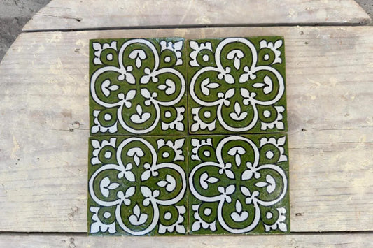 Handmade Hand-Painted Moroccan Tiles | Custom Sizes | Authentic Wood-Fired Ceramic Decor | Unique Home & Wall Art