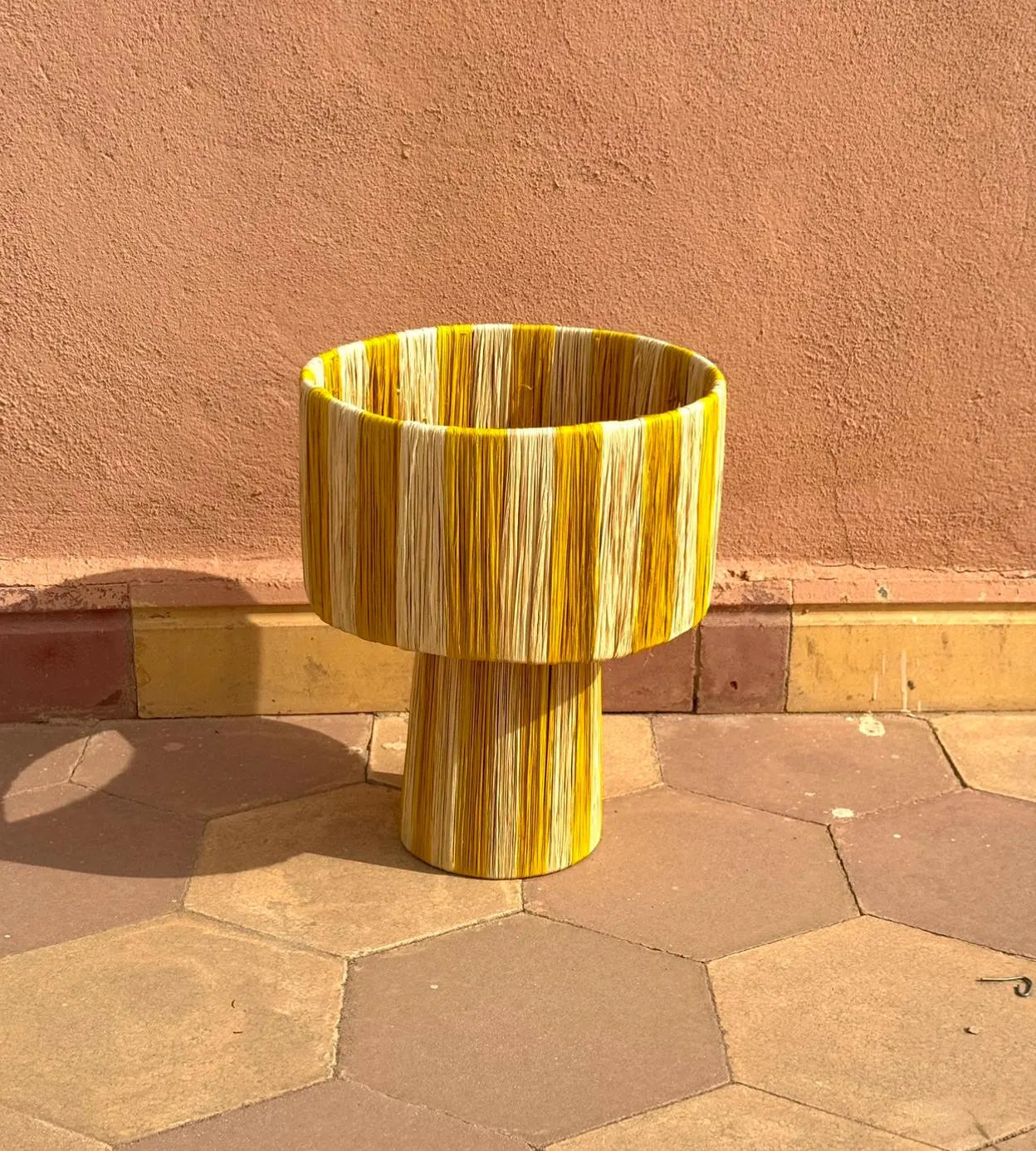 Woven Raffia Table Lamp, Natural Lamp, Handwoven Table Lamp, Raffia Lighting, Nature-Inspired Decor
