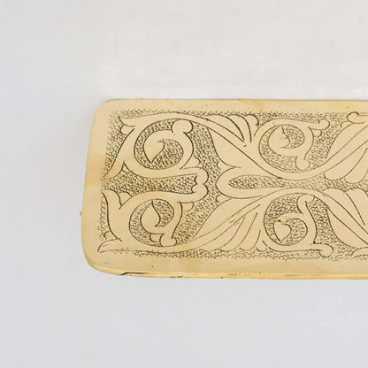 Handcrafted Solid Brass Floating Shelf, Bathroom Shelf Brass, Wall Mount Bathroom Soap Holder