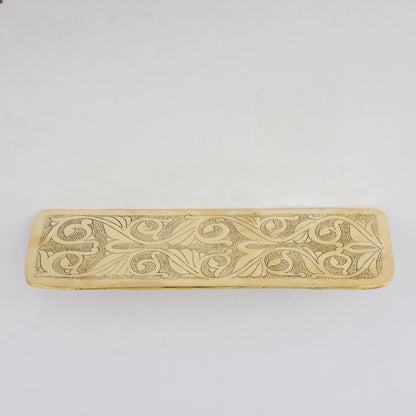 Handcrafted Solid Brass Floating Shelf, Bathroom Shelf Brass, Wall Mount Bathroom Soap Holder