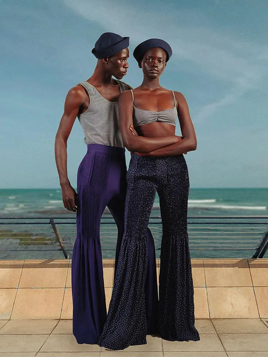 Dina’S Unisex Pants Blue