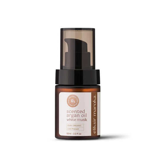 White Musk Scented Argan Oil | Natural Moisturizer for Skin & Hair | Hydrating Moroccan Beauty Oil | Perfect Gift for Her and Selfcare