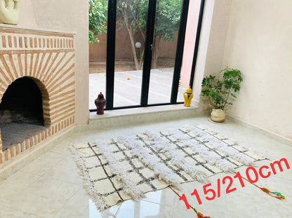 Moroccan Handira Blanket -Warm Blanket -Homemade Blankets -Vintage Blanket -Blanket Ladder -Cozy Throw Blanket -Woven Blanket