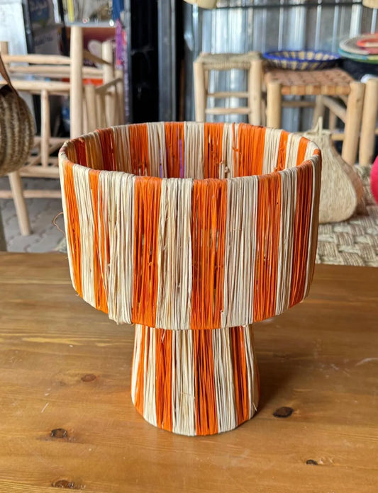 LAMP Raffia Natural Raffia Lamp, Raffia Lampshade, TABLE LAMPSHADES Moroccan Handmade in Rattan