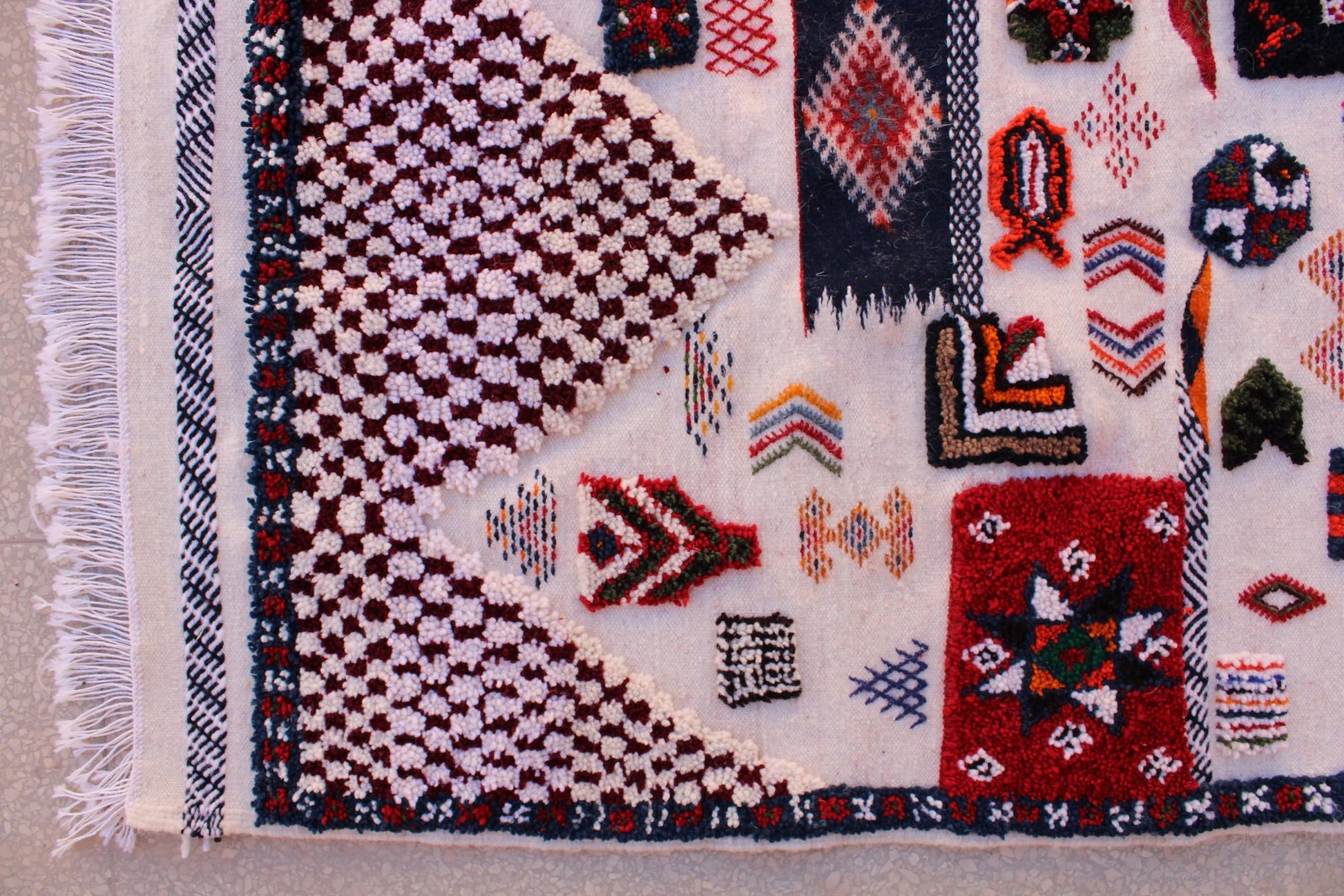 Moroccan Area Rug, Handmade Wool Rug, Custom Size Rug, Flatweave Kilim Rug, Geometric Design Rug, Rugs for Living Room 8X10, Teppich Berber