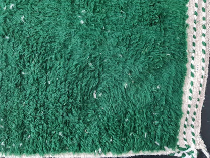 MOROCCAN HANDMADE Rug-Beni Ourain Rug-Sheep Wool Rug-Abstract Rug-White and Orange Rug-Azilal Rug- Handmade Berber Carpet-Moroccan Wool Rug.