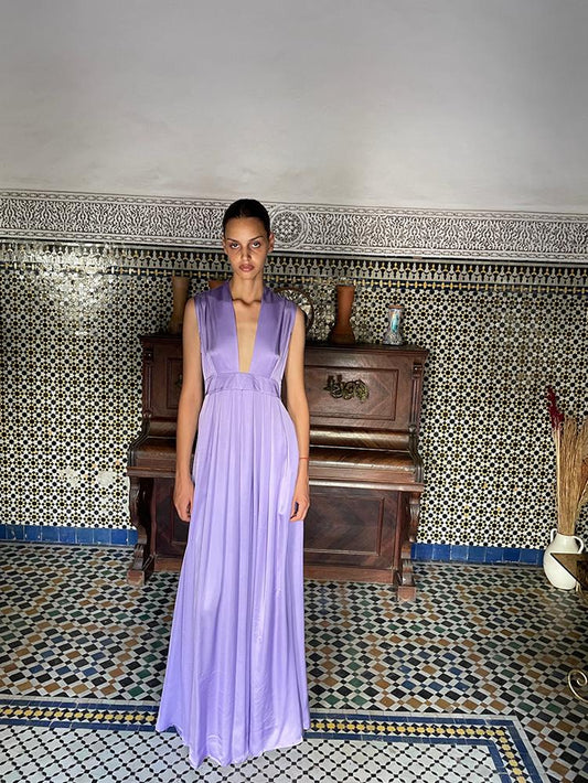 Alexia’S Dress Viscose Sleeveless Lilac