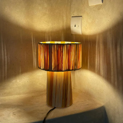 Raffia Lamp, Raffia Pendant Light , Hanging Lamp Shade in Raffia
