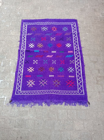 Moroccan Berber Rug. Handmade Berber Rug.Berber Kilim . Authentic Azilal. Sabra Rug. Boho Rug