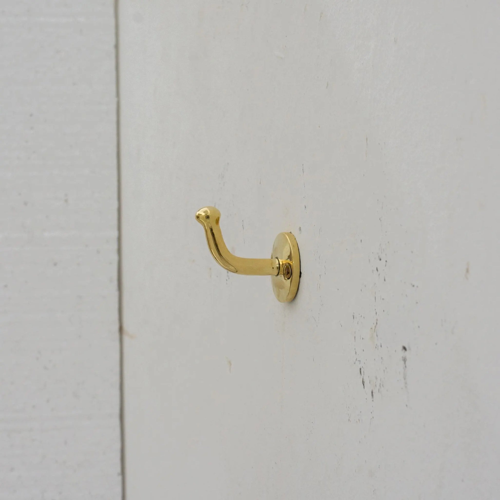 Solid Brass Single Hook, Coat Hook, Clothes Hook, Shower Hook, Towel Hanger
